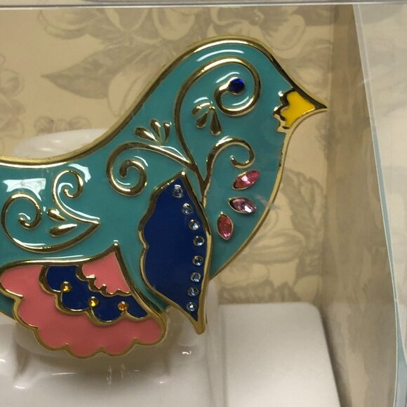 Pioneer Woman Mazie Bird Plug-In Fragance Oil Diffuser Scent Charm Teal Pink New - Picture 8 of 15